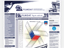 Tablet Screenshot of filmdat.cz